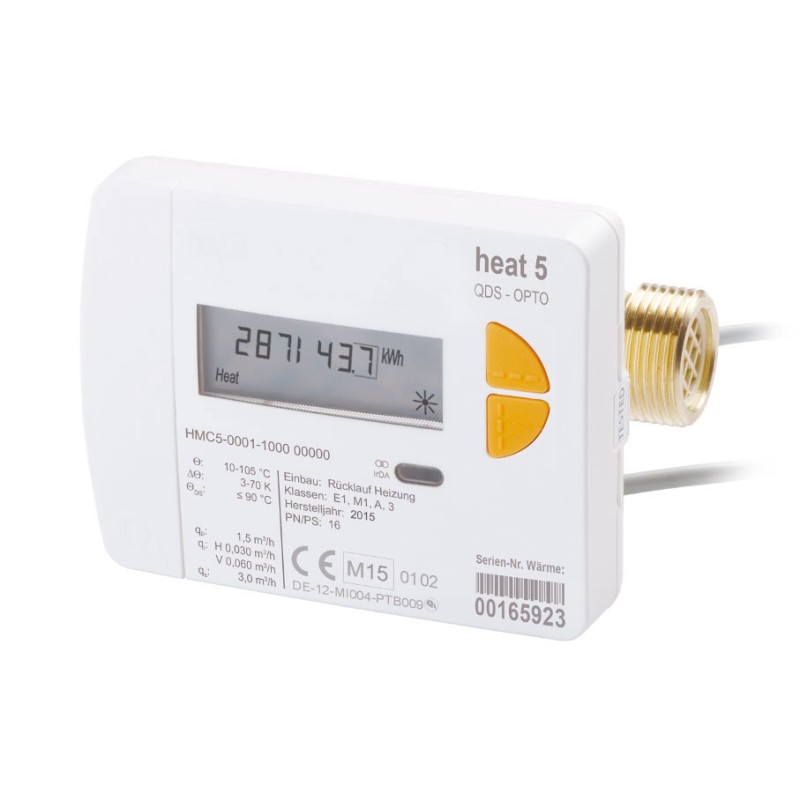 Q heat 5.5 - Q opto (infrared-interface) - 2.5 m3/h